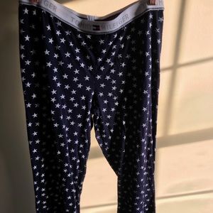 TOMMY HILFIGER Blue/Gray Star Pajama Pants Size S